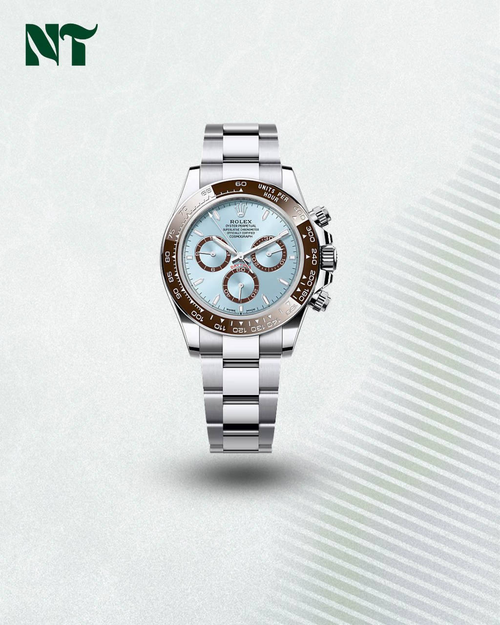 Rolex Cosomograph Daytona Platinum ice blue