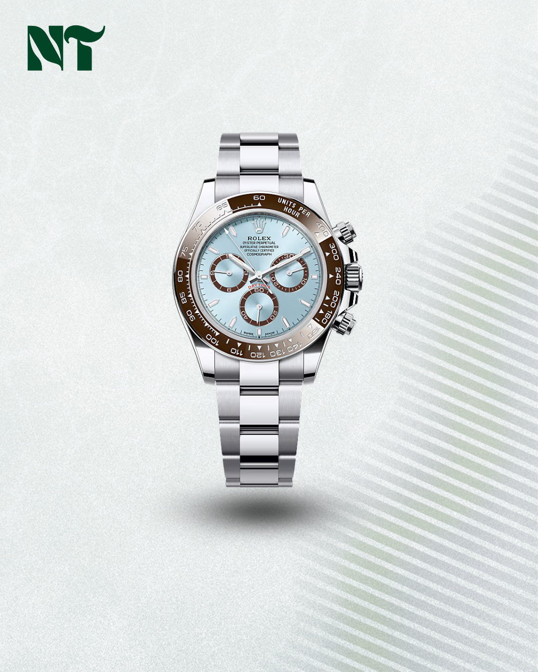 Rolex Cosomograph Daytona Platinum ice blue