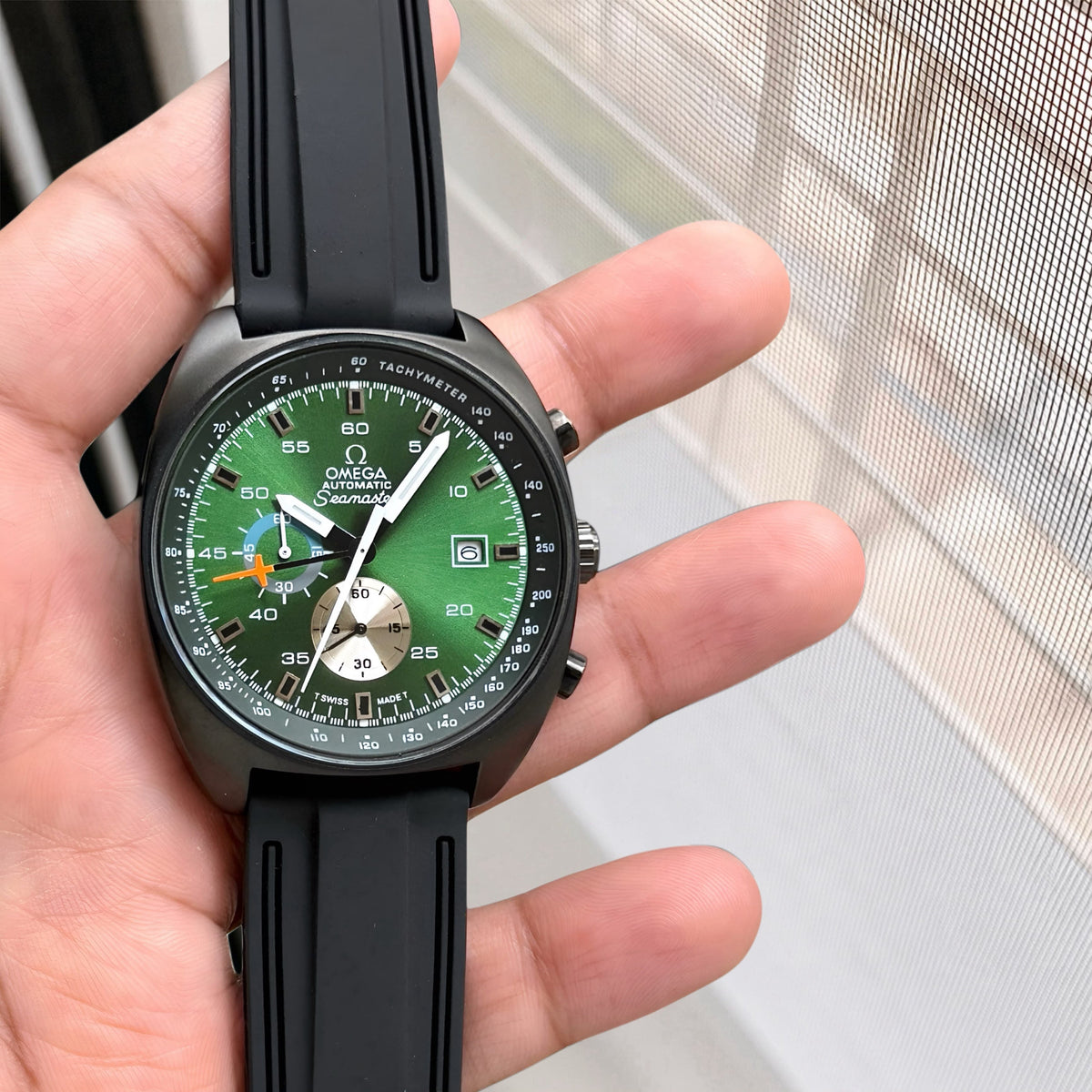 Omega SEAMASTER Green dail