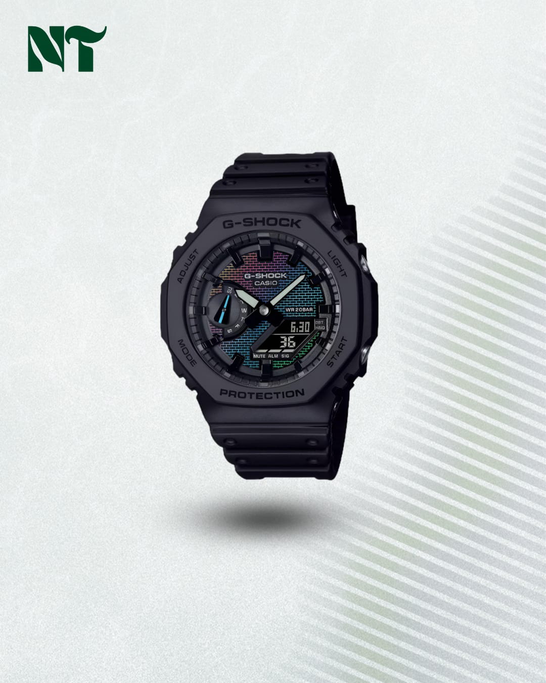 GA2100RW With Rainbow Dial